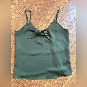 River Island Petite size 8 adjustable strap tank cami with knot front